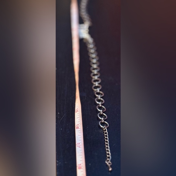 Designer Inspired Rhinestone Necklace - Picture 12 of 12